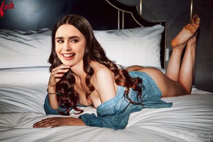 Lily Collins Nude Leaks OnlyFans Photo 1