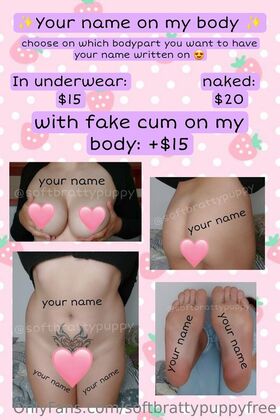 softbrattypuppyfree Nude Leaks OnlyFans Photo 2